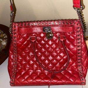 Red Michael Kors Purse